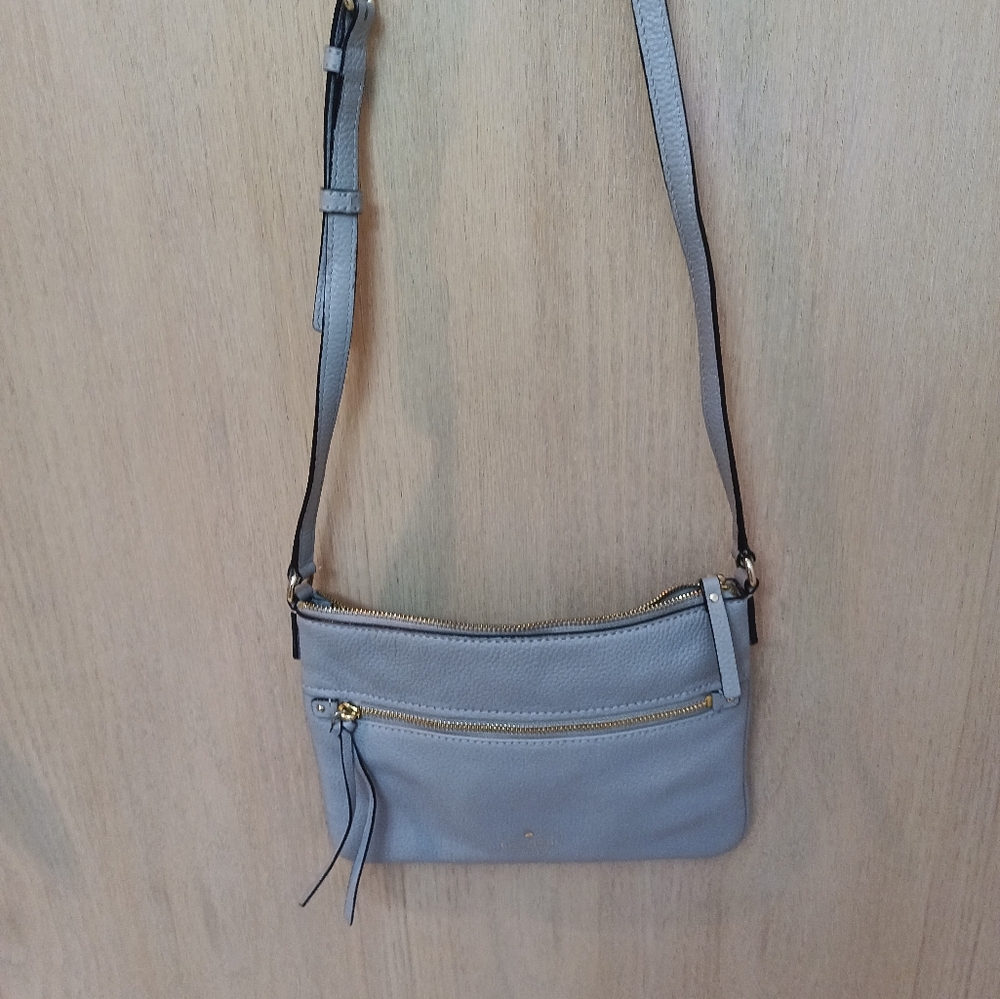 Elegant Gray Crossbody Bag